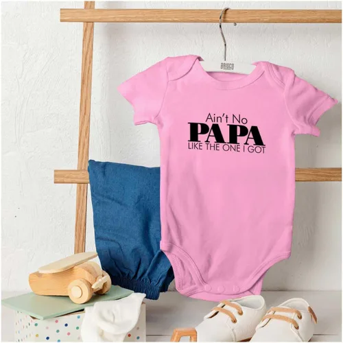 Vista 4 de Brisco Brands Ain't No Papa Like The One I Got Baby Romper Niños o Niñas