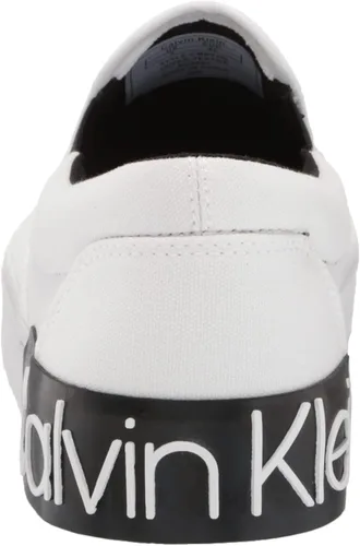 Vista 3 de Calvin Klein Men's Ryor Sneaker, White Canvas 115