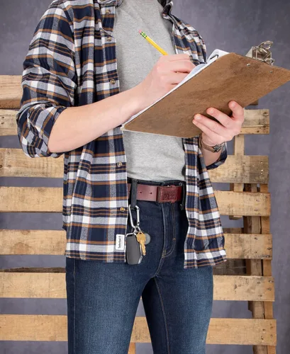 Vista 3 de Timberland PRO Cinturón mecánico sin hebilla ni arañazos para hombre