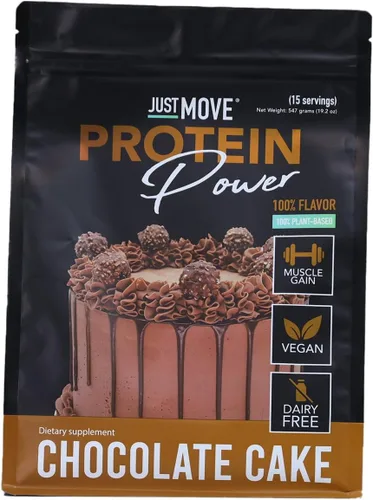 Vista 9 de Just Move Protien - Proteína de Pudín de Plátano - Vegana (a Base de Plantas), Orgánica, Sin Lácteos, Sin Soja, Sin Gluten, Keto, Sin Maní, 20g