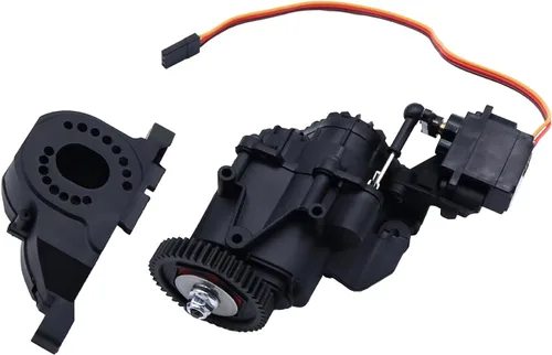 Vista 8 de Caja de cambios de doble velocidad con engranajes internos servo y transmisión para 1/10 RC Crawler TRX4 TRX6 piezas de actualización