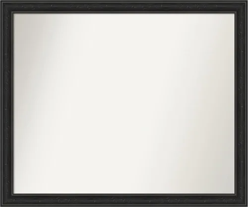 Vista 375 de Amanti Art Espejo personalizado, gran espejo de baño estrecho, espejo de pared o espejo de tocador de baño sobre el fregadero (24 x 24 pulgadas)
