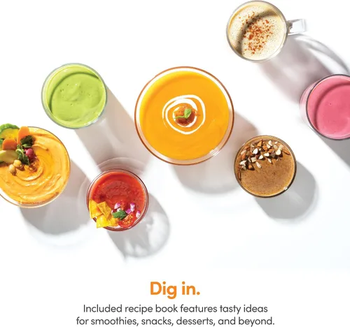 Vista 9 de NutriBullet NB50200OR Select 1000 Watt Naranja, 32 oz