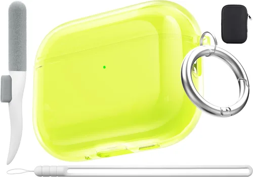 Vista 19 de Funda de protección contra caídas para AirPods Pro 2 con kit de limpieza B-Negro