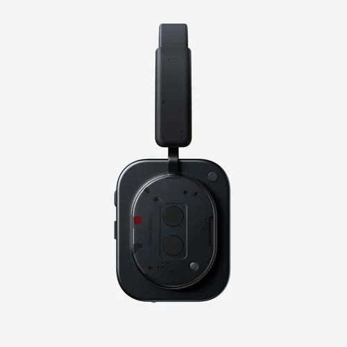 Vista 8 de Nothing Auriculares (1) Auriculares híbridos con cancelación activa de ruido, auriculares inalámbricos sobre la oreja con 6 micrófonos, 80 horas