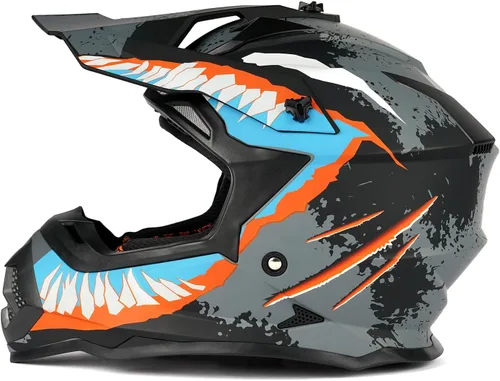 Vista 2 de Orthrus Greyhound Off-Road Motorcycle Helmet