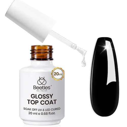 Vista 9 de Beetles - Recambio de capa superior extra brillante a granel de 10.5 fl oz (10.1 fl oz)