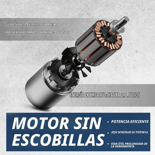 Vista 3 de DongCheng - Taladro de martillo giratorio inalámbrico de 20 V MAX de 7/8 pulgadas, SDS-Plus, 2.1J, 4 modos y amoladora angular eléctrica de 4-1/2