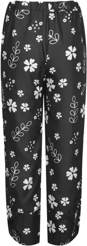 Vista 4 de SMIDOW Pantalones capri para mujer, algodón y lino, pierna ancha, pantalones capri casuales de verano, pantalones recortados para playa, cintura