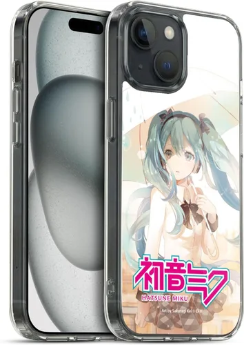 Vista 10 de Head Case Designs Licencia Oficial Hatsune Miku Gráficos Lindos Carcasa de Gel [Protección de Grado Militar] Compatible con Apple iPhone 7