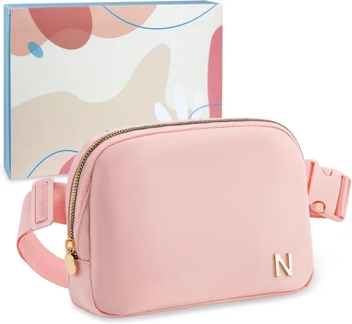 Vista 48 de COSHAYSOO Riñonera personalizada con letra inicial para mujeres, adolescentes, niñas de 13 a 15 años, 14 a 16, 16 a 18, 19 a 25 años, regalos