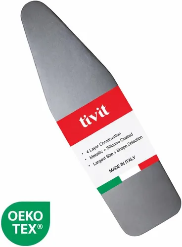 Vista 3 de TIVIT - Funda para tabla de planchar para tablas de planchar Handi-Press Iron-A-Way para montar en la pared, correas ajustables de 42 a 46 pulgadas
