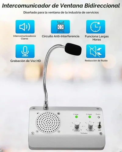 Vista 2 de Altavoz del intercomunicador del micrófono de la ventana de WWMFS, sistema de intercomunicación de la ventana de la manera