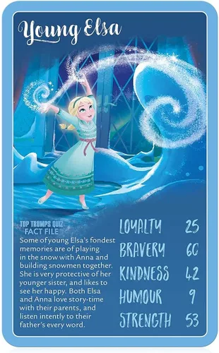Vista 3 de Top Trumps Disney Frozen 2 - Juego de cartas especiales, visita Arendelle y juega con la reina Elsa, Anna, el rey Agnarr, la reina Iduna y Olaf