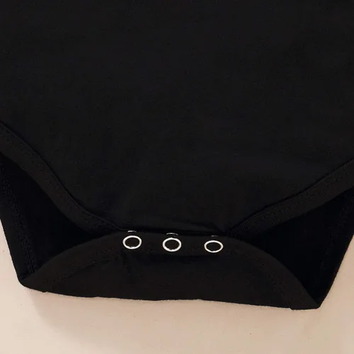 Vista 5 de LYSMuch Mameluco de algodón con manga de tatuaje para bebés, niños y niñas pequeños
