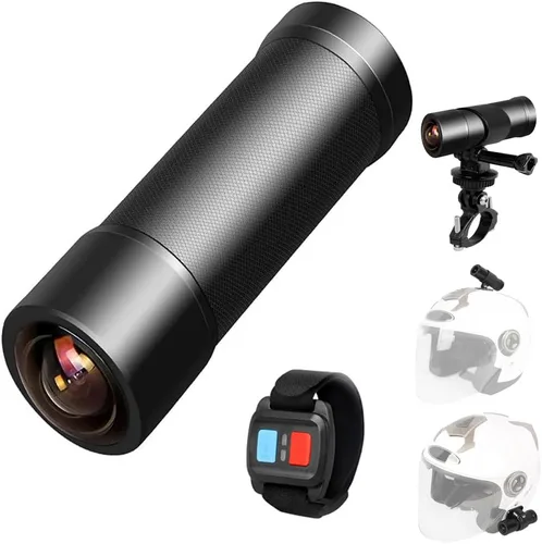 Vista 12 de VSYSTO Cámara de bicicleta, WiFi 2K con pantalla de temperatura, luz trasera, visión nocturna gran angular de 170°, lente SONYIMX335, impermeable