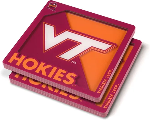 Vista 10 de YouTheFan NCAA Serie Logo 3D NCAA Posavasos