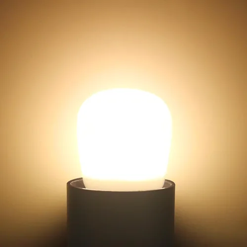 Vista 3 de Poeland Bombilla LED de 1,5 W, 120 V, base E14, paquete de 2 unidades, blanco cálido
