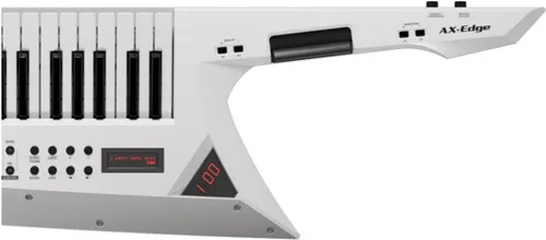 Vista 7 de Roland AX-Edge Keytar de 49 teclas, con velocidad y canal después del tacto, blanco (AX-EDGE-W)