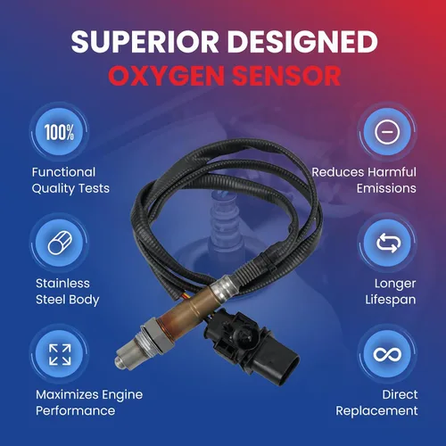 Vista 3 de MOCA 17025 Sensor de oxígeno ascendente compatible con 13-15 para Chevrolet Cruze 1.8L y 11-15 para Ford Fiesta 1.6L y 14-15 para Honda Accord 2.0L