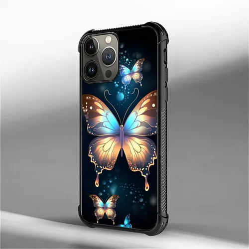 Vista 381 de Funda compatible con iPhone 8, a prueba de golpes, antiarañazos, bandera de ciervos de cola blanca de grano de madera estadounidense