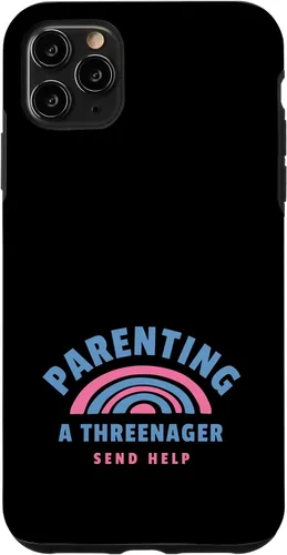 Vista 13 de Threenager Parenting 3 Year Old Kid Case for iPhone XR