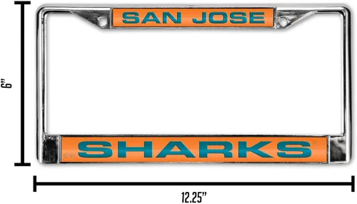 Vista 6 de Rico Industries NFL Unisex-Adult NFL Laser Cut Inlaid Standard Chrome License Plate Frame Quién Dat
