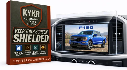 Vista 8 de Protector de pantalla para Ford Bronco de 12 pulgadas (2021-2026), vidrio templado para Ford Bronco SYNC4, brillo transparente HD, resistente a