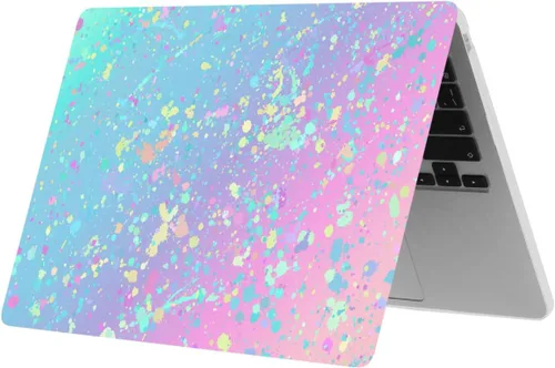 Vista 4 de Funda rígida compatible con MacBook Air de 11 pulgadas modelo A1370 A1465 2015 2014 2013 2012 2011 2010, versión de plástico ligero y funda rígida