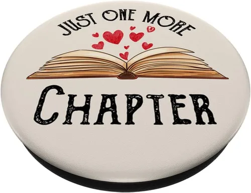 Vista 2 de Libro Nerd Book Lover Reader Solo Un Capítulo Más Lectura PopSockets PopGrip intercambiable