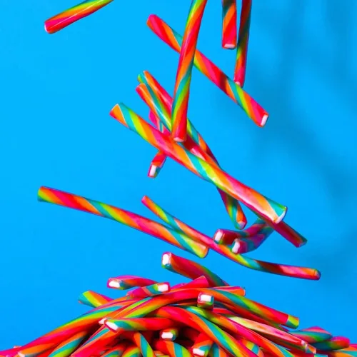 Vista 6 de SweeTARTS Ropes Twisted Rainbow Punch, 5 onzas, 6