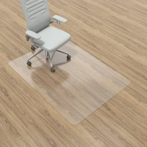 Vista 14 de 100pointONE Tapete para silla de oficina para suelos de madera dura, tapete para silla de computadora de fácil deslizamiento, protector de suelo