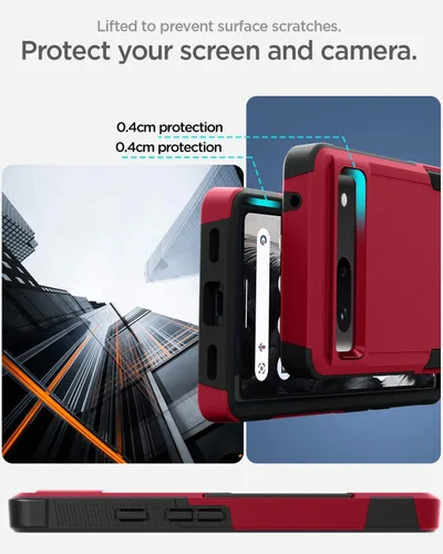 Vista 6 de AICase Funda para Google Pixel 7, resistente protección contra caídas, cuerpo completo, resistente a los golpes, a prueba de polvo, multicapa