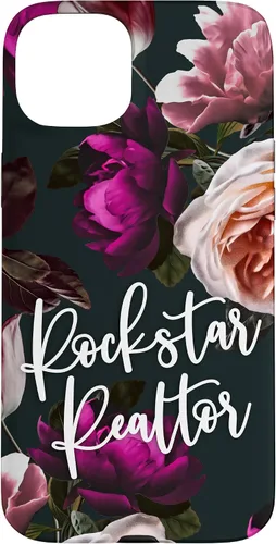 Vista 9 de iPhone 14 Plus Rockstar Realtor - Elegante estuche de regalo floral para agente inmobiliario