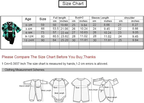 Vista 7 de RELABTABY Lindo mameluco de anime para bebé niño y niña, mameluco para Halloween, cosplay, ropa