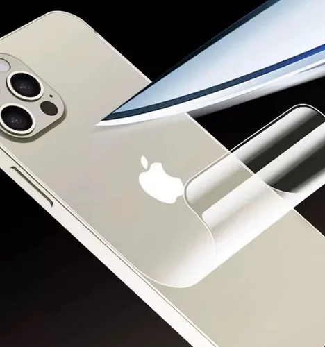 Vista 4 de Epivol Película protectora de pantalla trasera para iPhone 15 Pro Max Película de hidrogel no vidrio