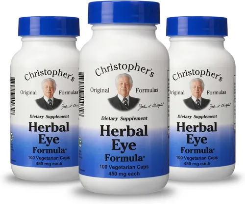 Vista 8 de Christopher's Original Formulas Herbal Eye Formula - Vitaminas para el cuidado de la vista - Suplemento natural de apoyo para los ojos con hierbas