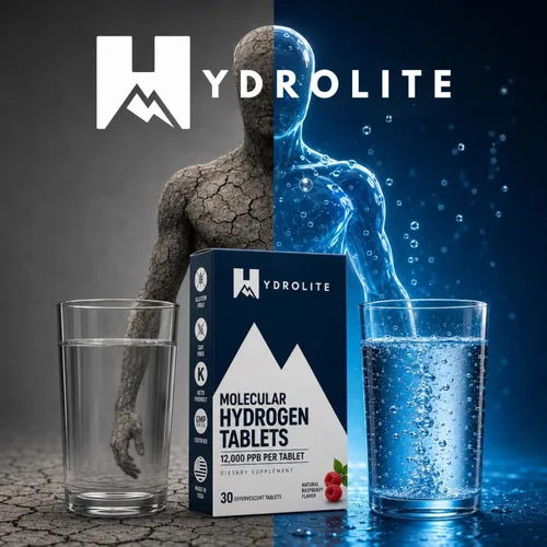 Vista 11 de Comprimidos de hidrógeno molecular HydroLite para agua potable con magnesio La concentración más alta de H2 12,000 PPB Potenciador de energía