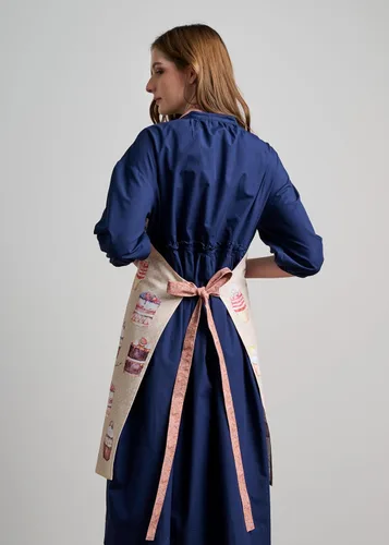 Vista 654 de Maison d' Hermine Delantales para mujer con bolsillo, 100% algodón (27.50 x 31.50 pulgadas)