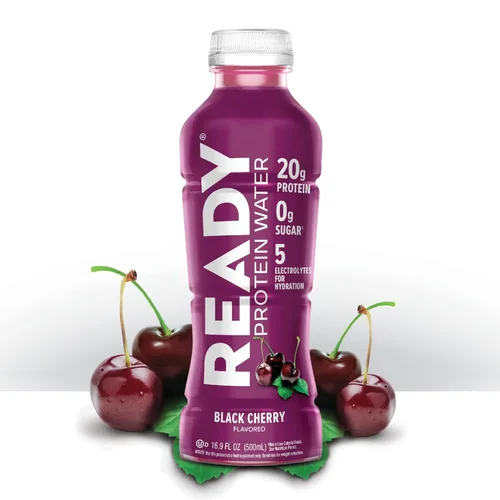 Vista 7 de Ready Protein Water - Agua con 0.53 onzas (15 g) de proteínas de suero de leche, sin azúcar, 12 unidades, 16.9 onzas líquidas cada una.