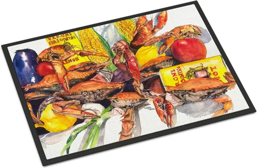 Vista 49 de Caroline's Treasures 1006MAT Pass Bait Shop - Felpudo de 18 x 27 pulgadas, para interiores y exteriores, para entrada, antideslizante, lavable