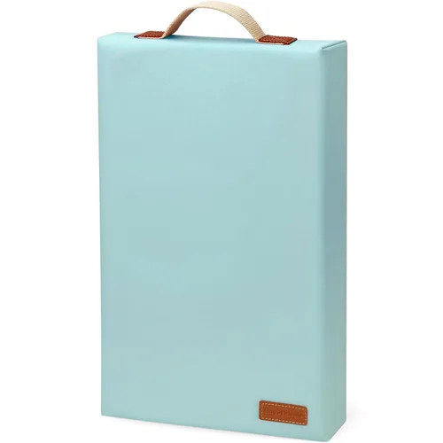 Vista 11 de HappyPicnic Almohadilla impermeable para arrodillarse de jardín, alfombrilla de espuma suave de 2 pulgadas de grosor para jardineros con mango