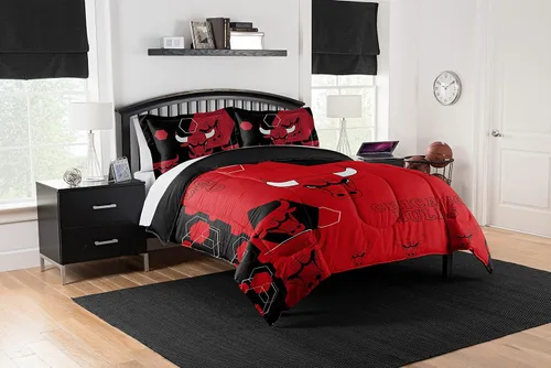 Vista 18 de Northwest NBA Unisex-Adult Comforter and Sham Set Golpe inverso