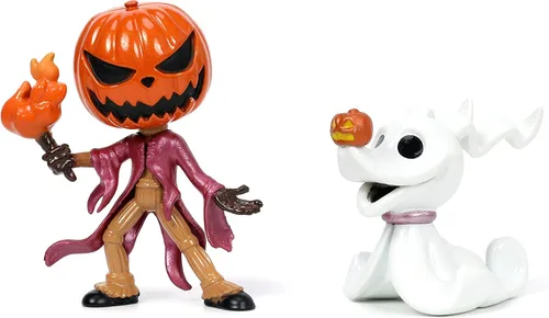 Vista 3 de Disney Nightmare Before Christmas - Paquete de 4 figuras fundidas a presión de 2.5 pulgadas