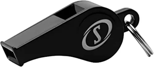 Vista 6 de Sports Whistle with Lanyard Ideal for Coaches, Referees & Officials Available in Plastic or Metal