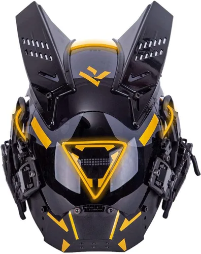 Vista 18 de Future Tech - Colección de máscaras brillantes para fiestas de disfraces