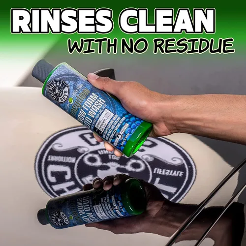 Vista 3 de Chemical Guys Honeydew Snow Foam (CWS_110_16) y Extreme Wash & Wax (CWS_207_16) Jabón de lavado de autos Paquete de 16 onzas (2) botellas de 16 onzas