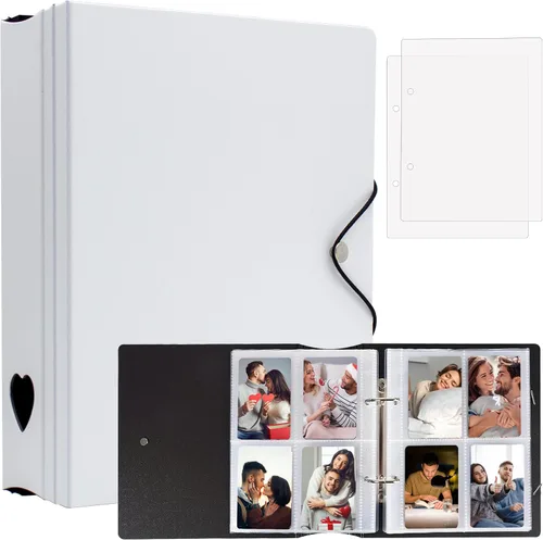 Vista 8 de Álbum de fotos de 200 bolsillos para película Fujifilm Instax Mini 11 12 9 8+ 8 7+ LiPlay, carpeta de tarjetas fotográficas para impresora de fotos