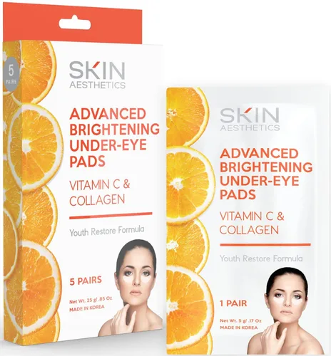 Vista 8 de Skin Aesthetics Parches hialurónicos y de colágeno para debajo de los ojos, reduce la hinchazón, las bolsas y las arrugas, ultra hidratantes