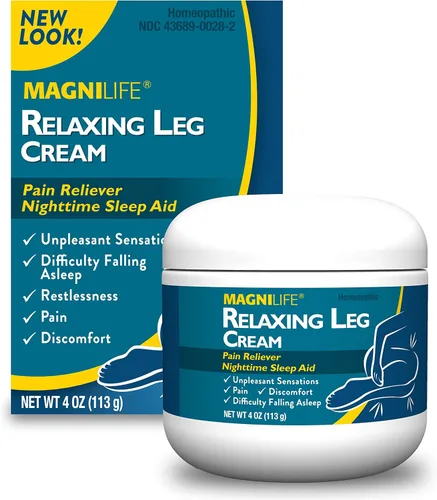 Vista 5 de MagniLife Crema Relajante para las Piernas, para Piernas Inquietas, Calma Naturalmente los Cólicos, el Malestar y los Revolcones con Lavanda